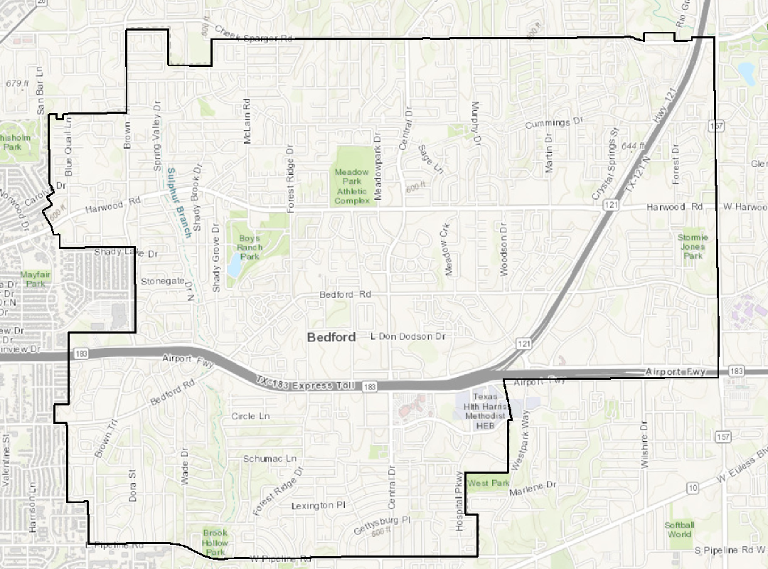 City Of Bedford Public Works GIS   MapGraphic 